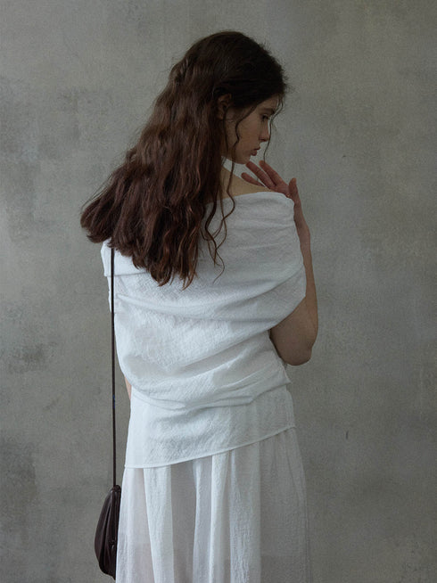 Sorella Twisted Off-Shoulder Top