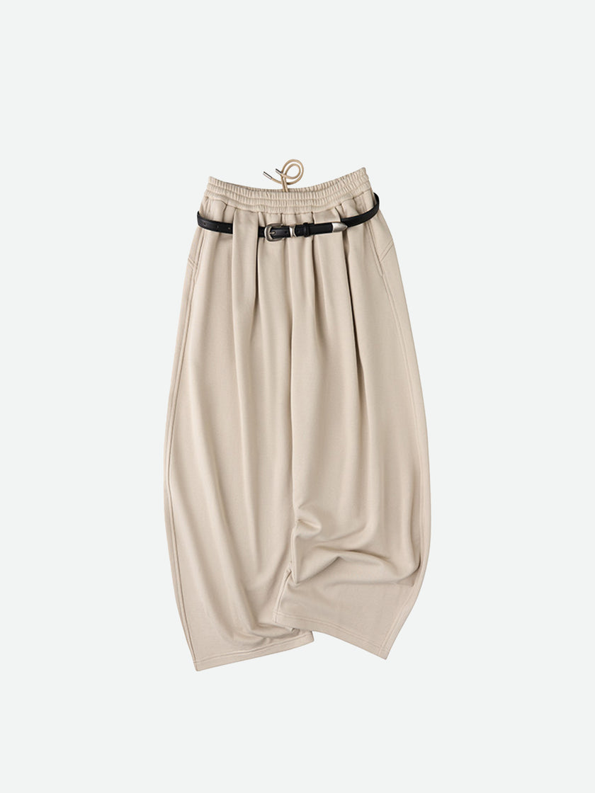 Pantaloni a volume con cintura Luster