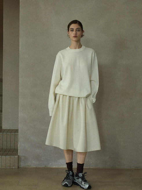 Seren Pull en Laine Col Rond