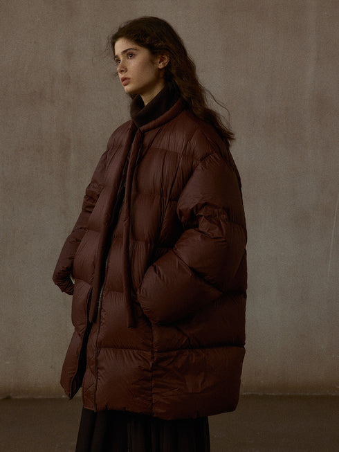 Cumulus Quilted Mid-Length Down Coat