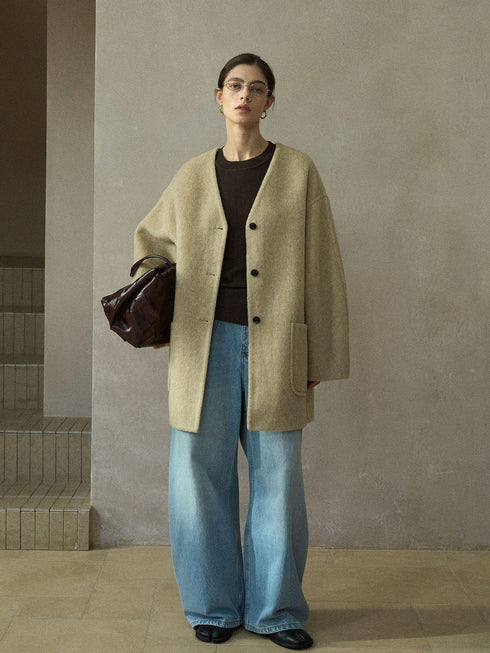 Helix Double-Faced Wool Coat