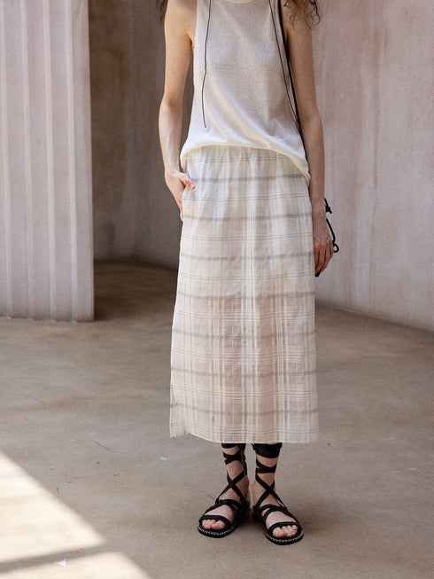 Lattice Wrap Skirt
