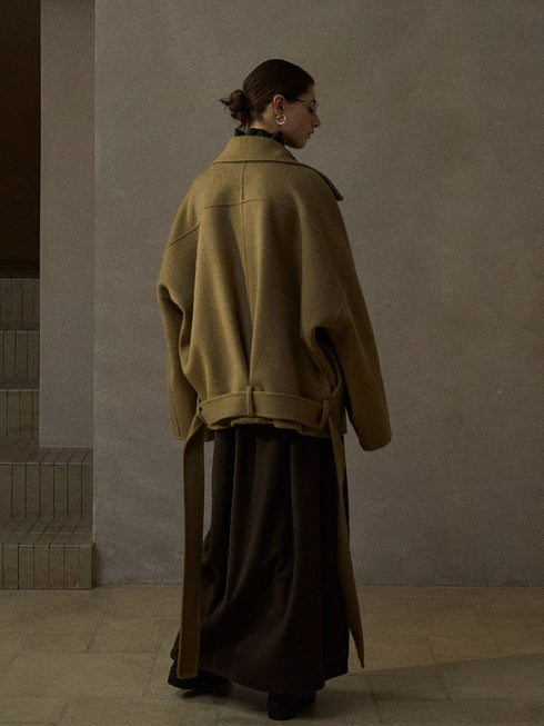 Vessel Dual-Breasted Wool Coat