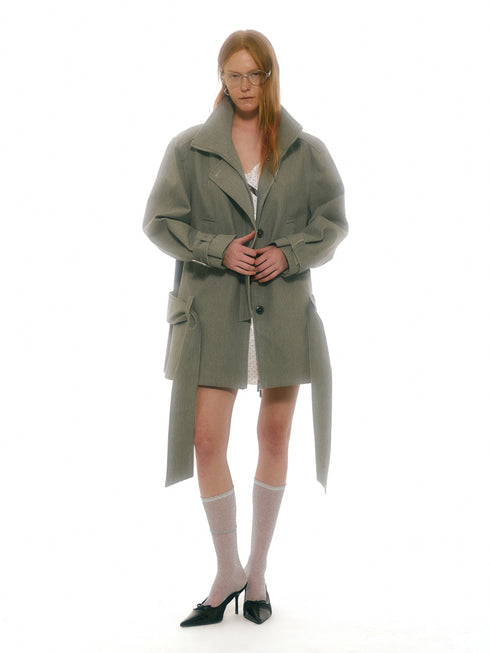 Vale Veste Saharienne Ceinturée