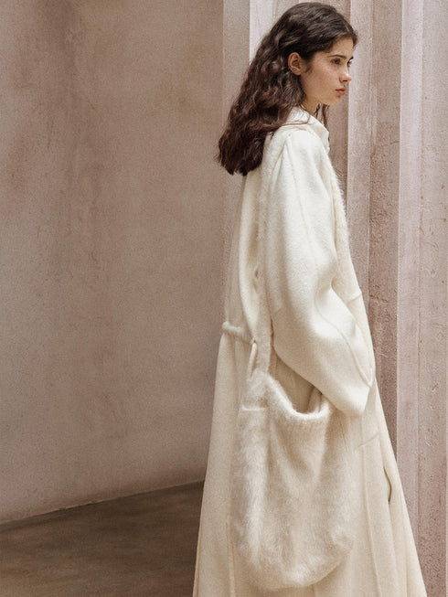Vertex Double-Faced Robe Wool Coat