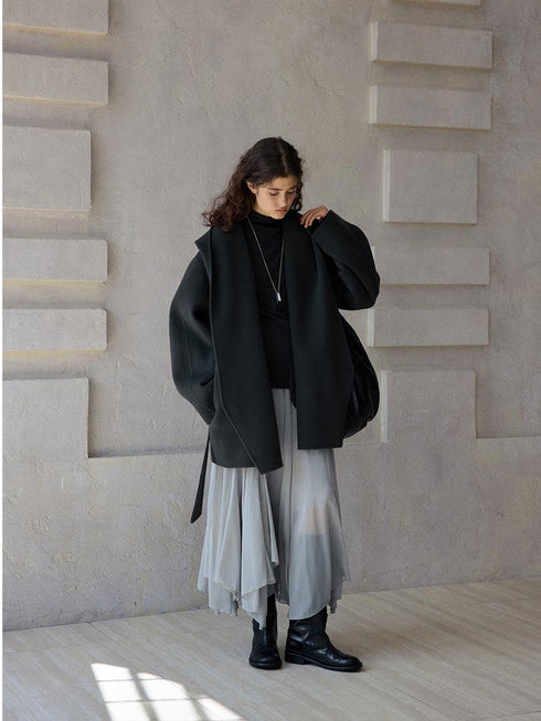 Strata Double-Faced Wool Coat