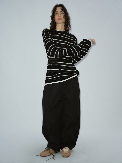 Luno Layered Stripe Knit