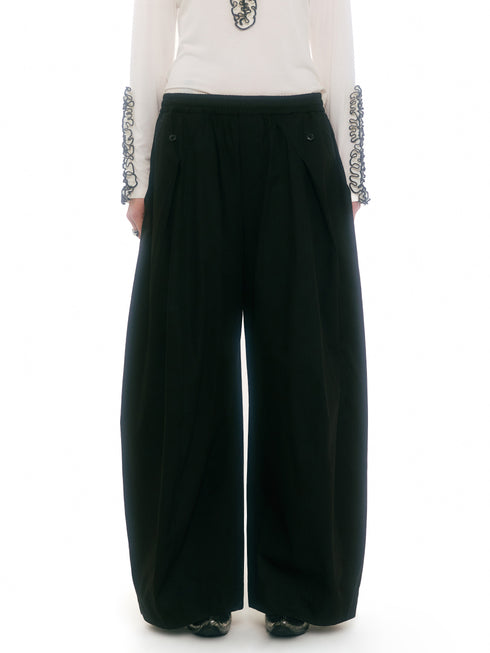 Pantalon Coupe Colonne Ardoise