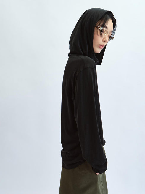 Haut à Capuche Drapé