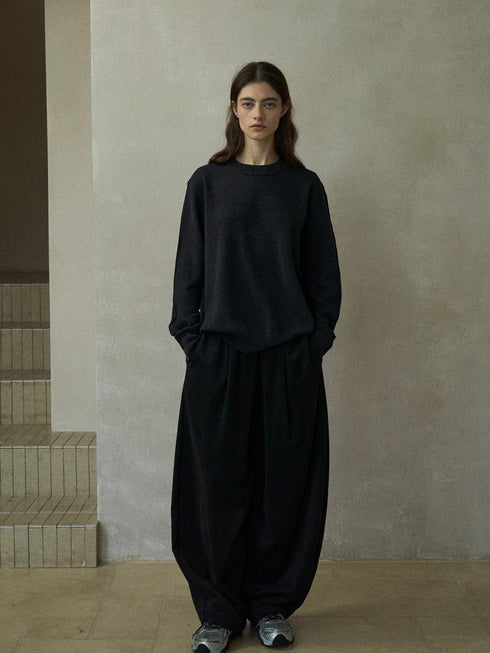 Seren Pull en Laine Col Rond