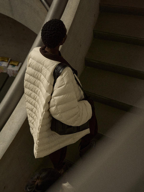 Veste matelassée ivoire