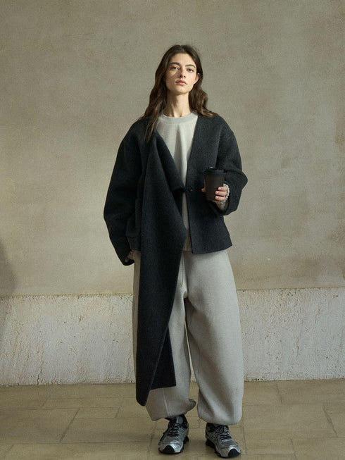 Mono Double-Faced Wool Coat