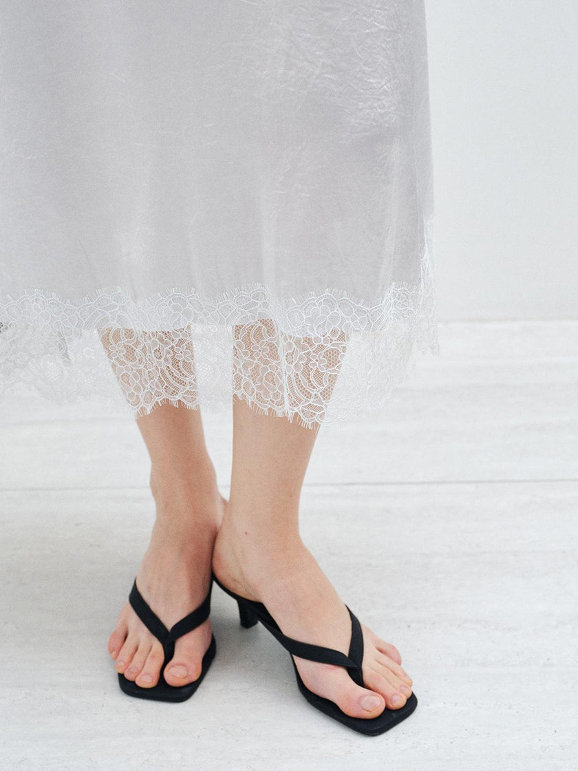 Sombra Fold Drape Slip Dress