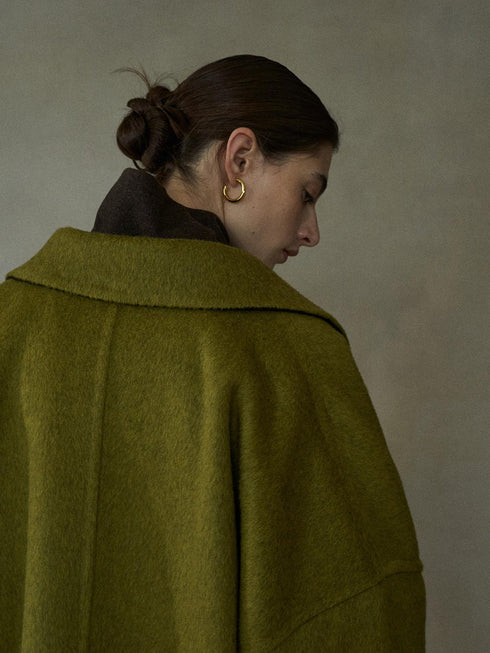 Cadenza Manteau en Laine Réversible