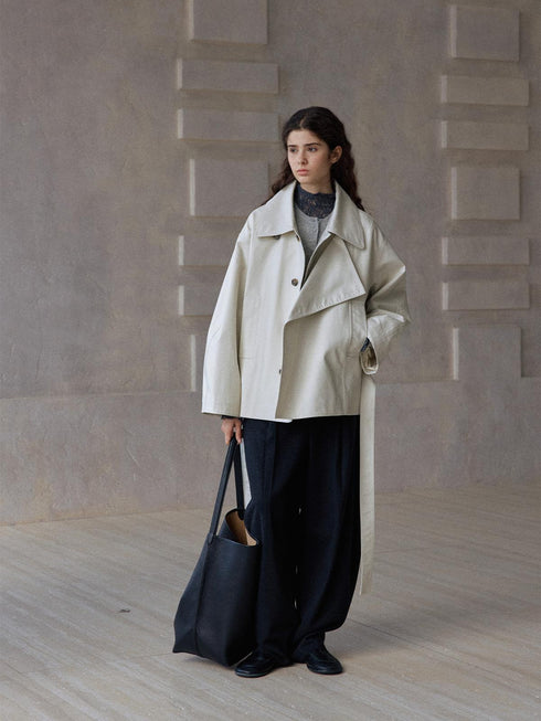 Elarin Wool Banana Pants