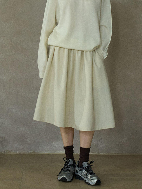 Sylva Casual Puff Skirt