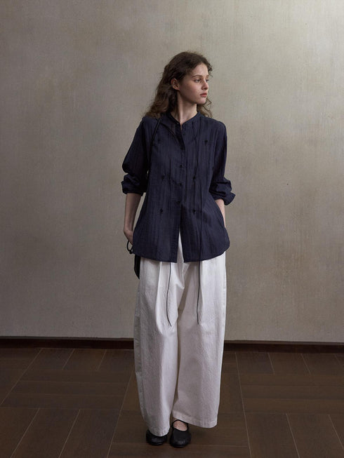 Opal Trace Silk-Blend Shirt