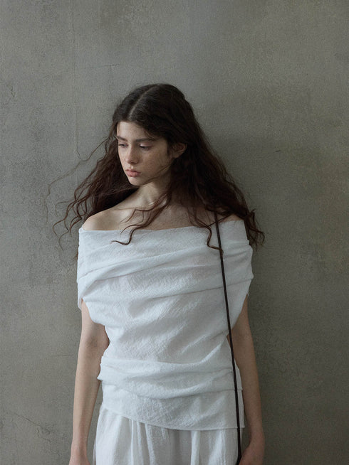 Sorella Twisted Off-Shoulder Top