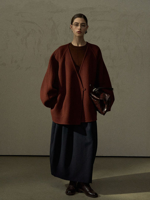 Dulton Toggle-Front Double-Faced Wool Jacket