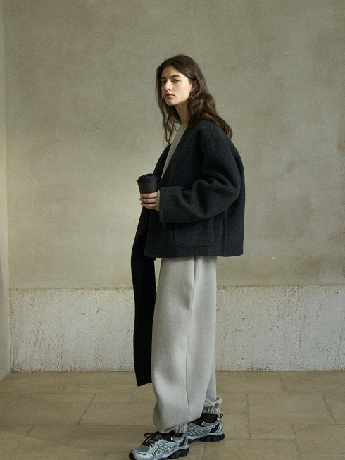 Mono Double-Faced Wool Coat