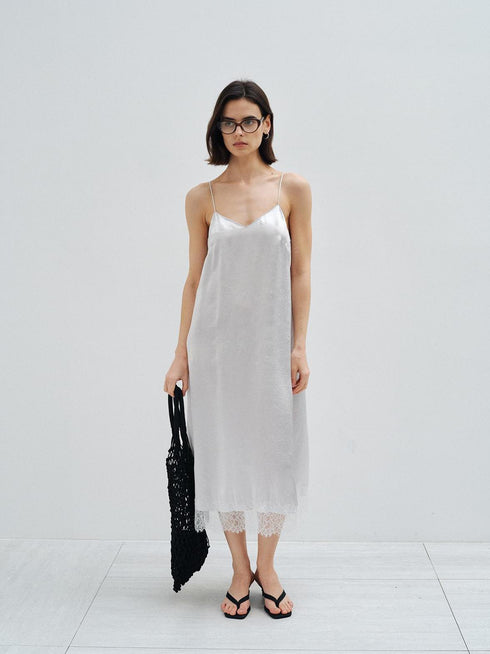 Sombra Fold Drape Slip Dress