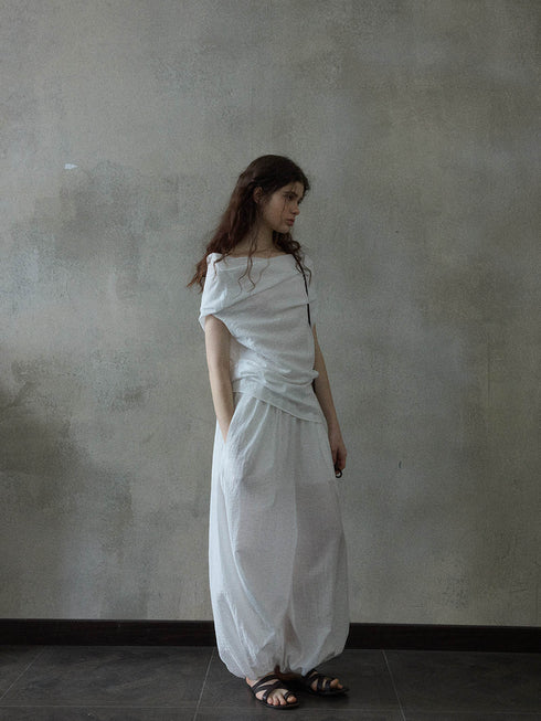 Sorella Twisted Off-Shoulder Top