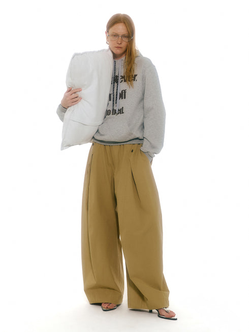 Pantalon Coupe Colonne Ardoise