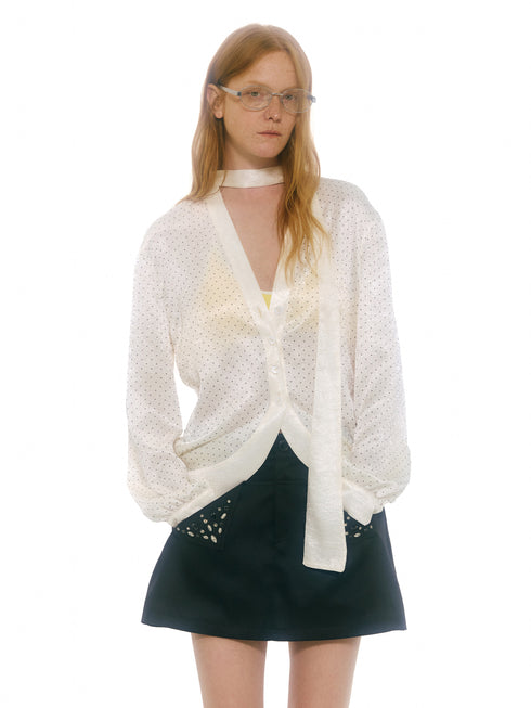 Mini-jupe cloutée Dune