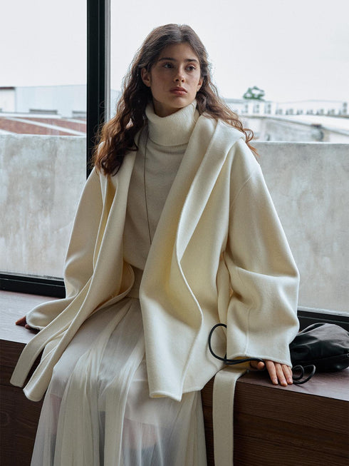 Strata Double-Faced Wool Coat