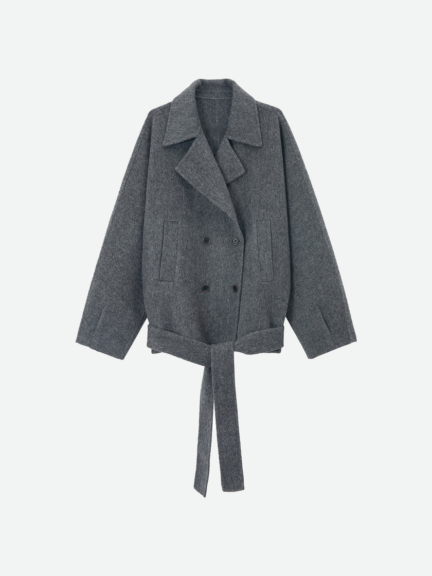 Vessel Dual-Breasted Wool Coat