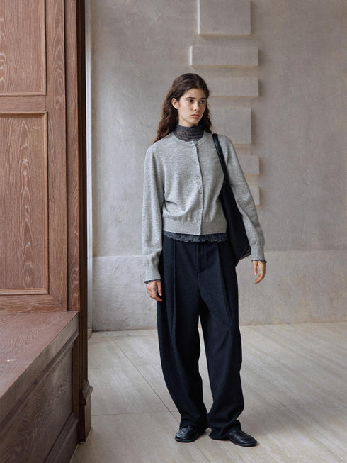 Elarin Wool Banana Pants