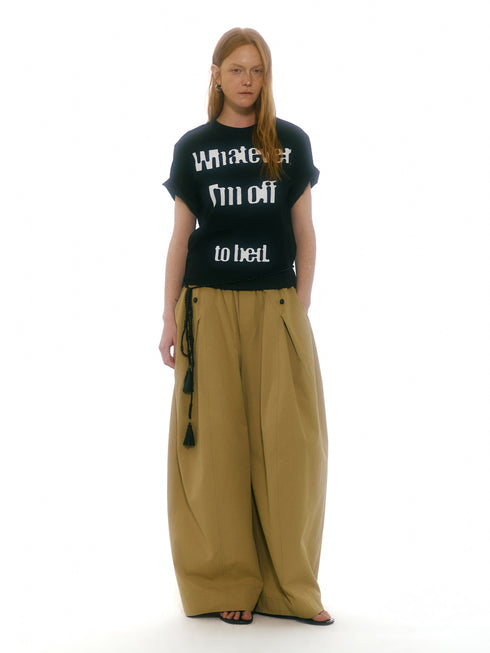 Pantalon Coupe Colonne Ardoise