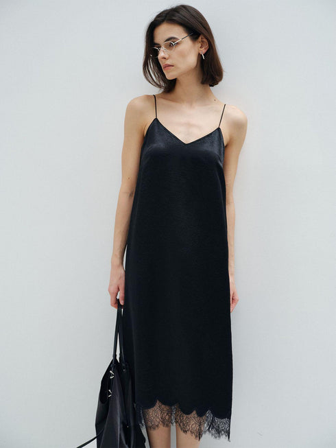 Sombra Fold Drape Slip Dress