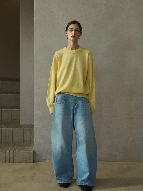 Seren Pull en Laine Col Rond