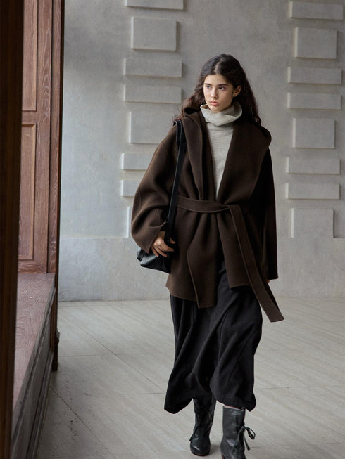 Strata Double-Faced Wool Coat