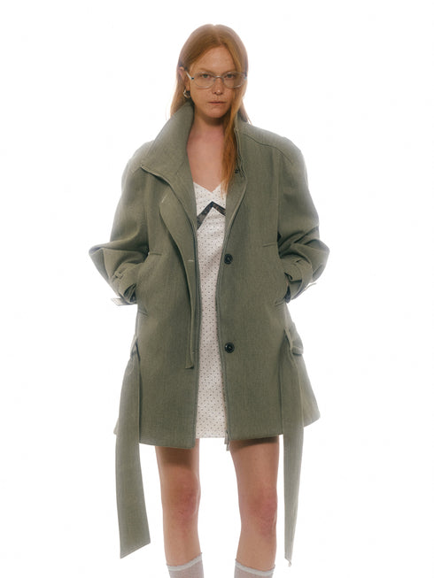 Vale Veste Saharienne Ceinturée