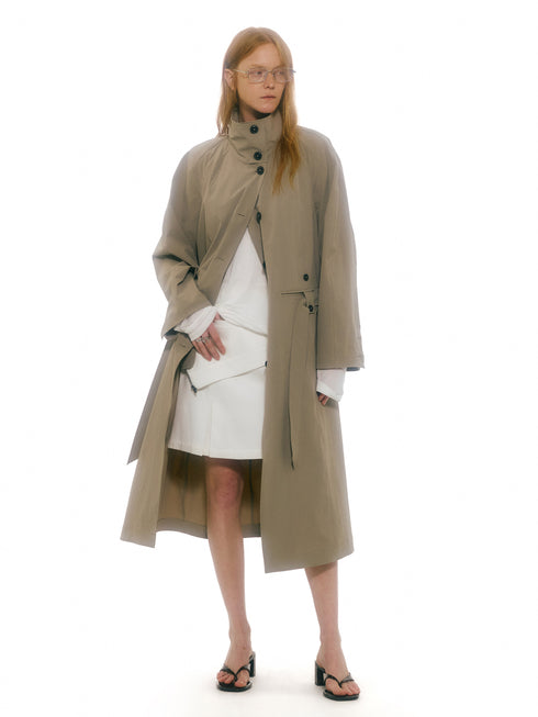 Manteau Long Ceinturé Cove