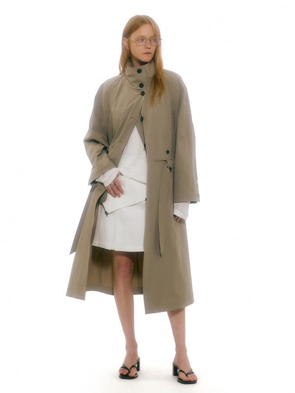 Manteau Long Ceinturé Cove