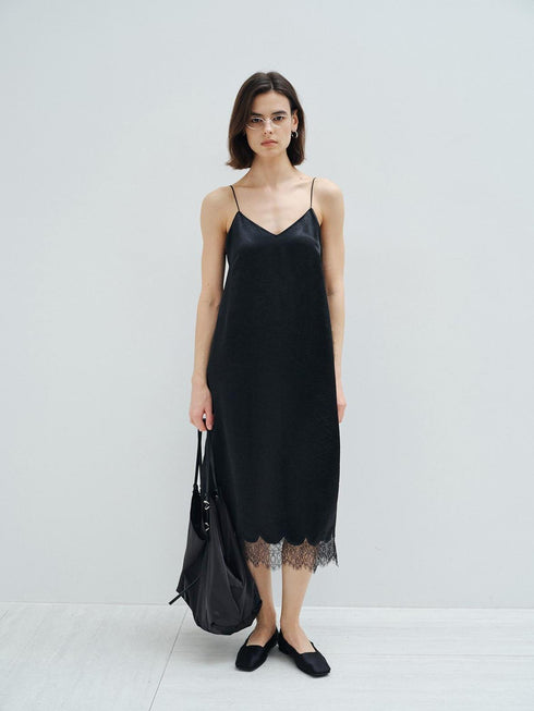 Sombra Fold Drape Slip Dress