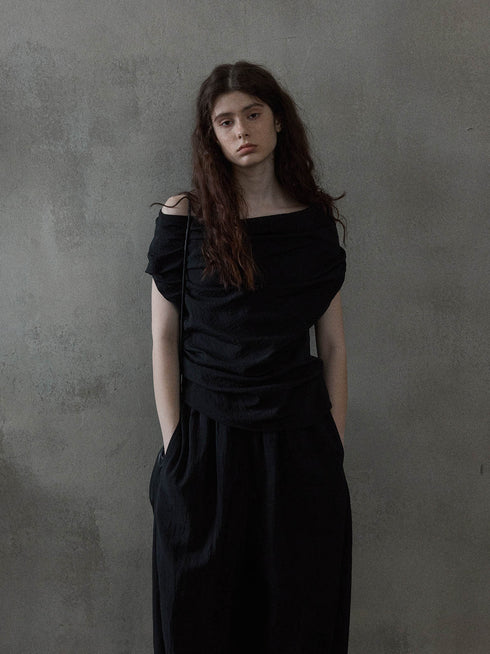 Sorella Twisted Off-Shoulder Top