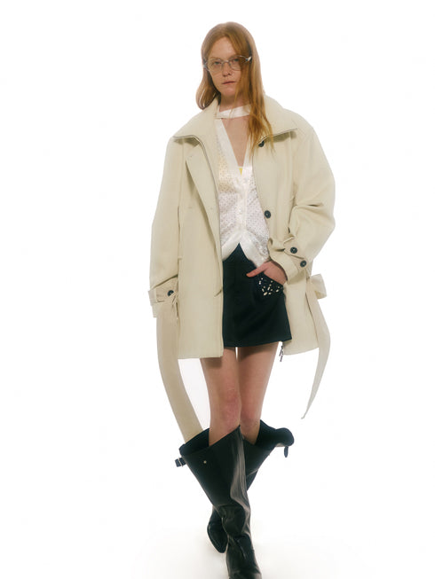 Vale Veste Saharienne Ceinturée