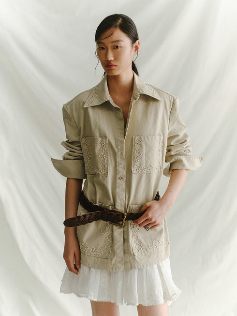 Mini Brodée D'un Blason