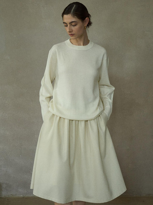 Seren Pull en Laine Col Rond