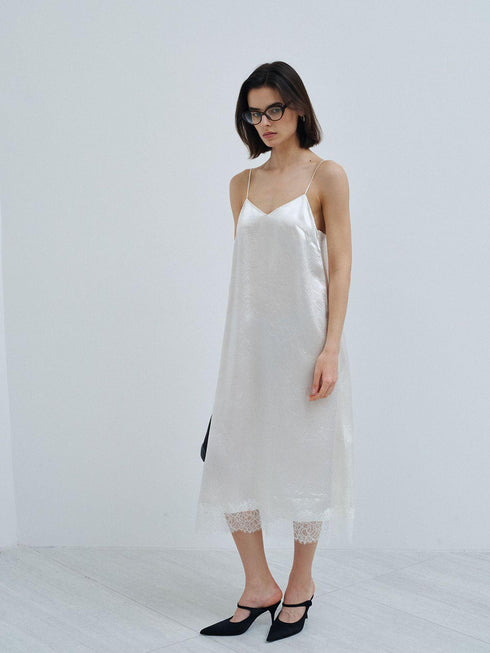 Sombra Fold Drape Slip Dress