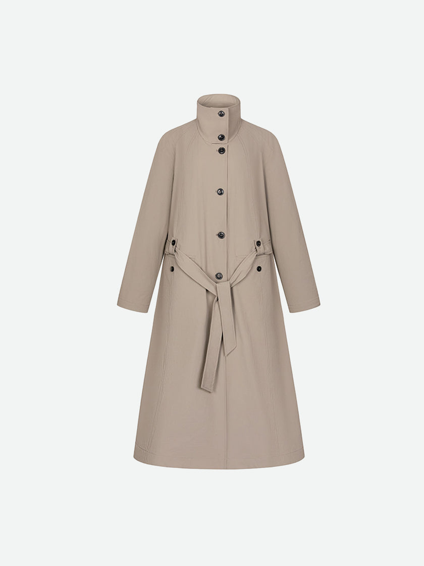 Manteau Long Ceinturé Cove