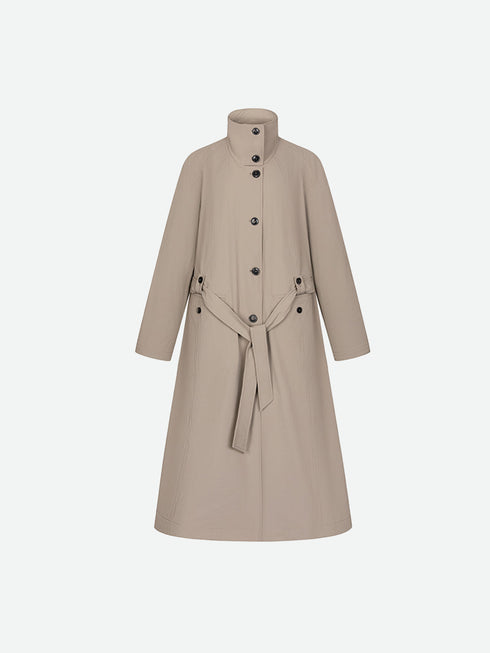 Manteau Long Ceinturé Cove