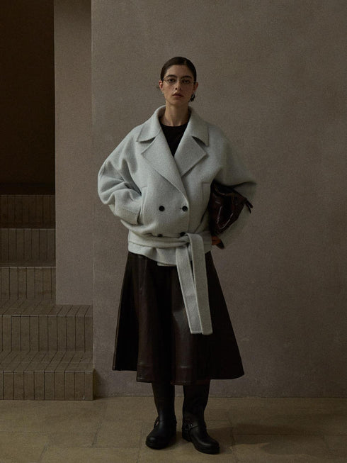 Vessel Dual-Breasted Wool Coat