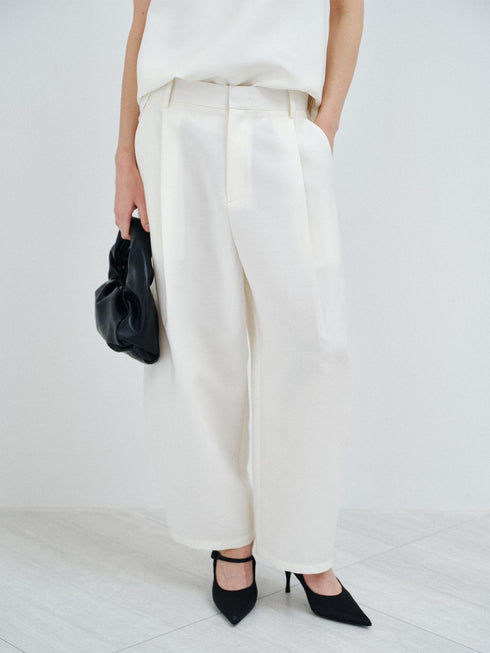 Pantalon Inkveil en mélange de lin