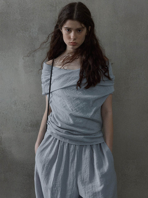 Sorella Twisted Off-Shoulder Top