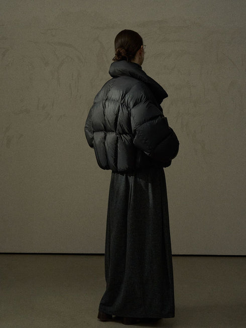 Arcadia Stand-Collar Puffer Jacket